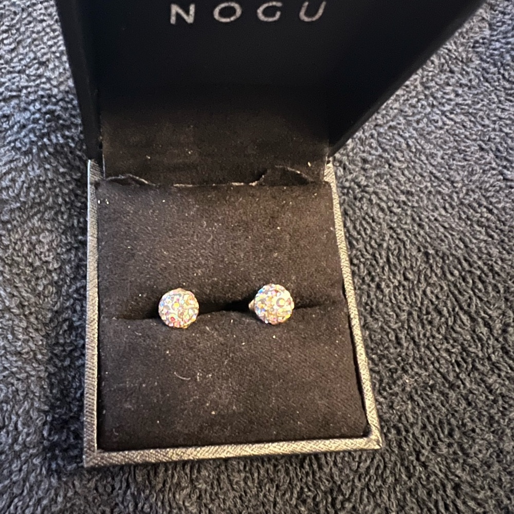 NOGU Confetti Crystal small earrings.  New